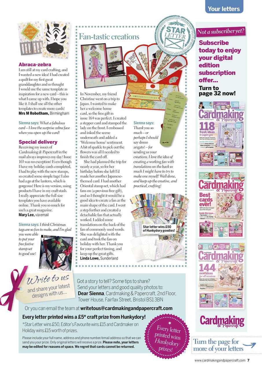 Cardmaking & Papercraft Preview Pages