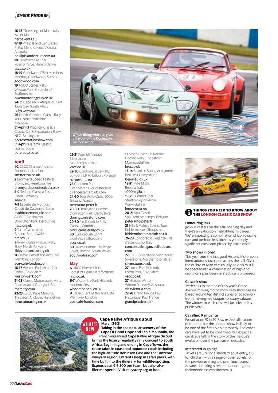 Classic Cars Preview Pages