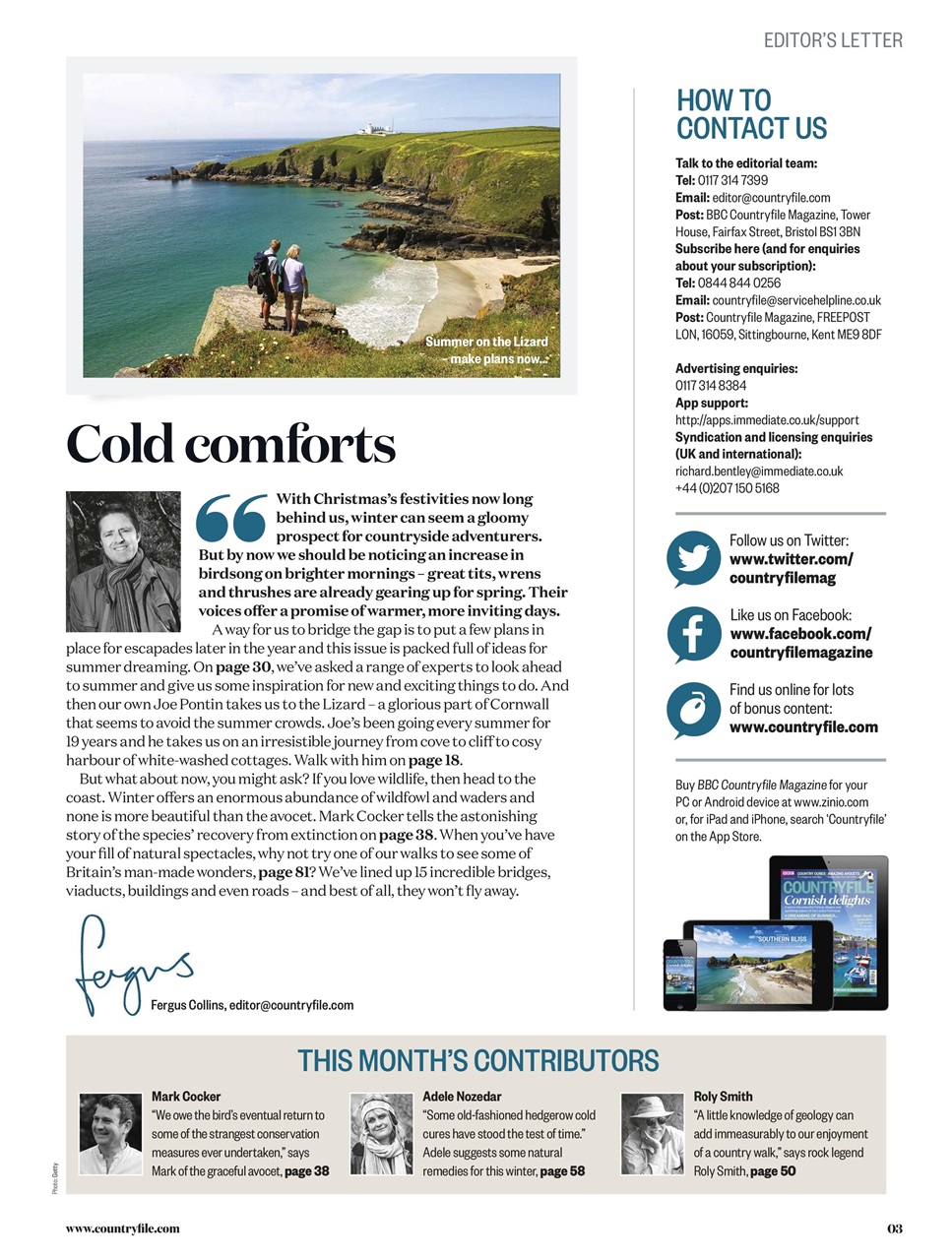 BBC Countryfile Magazine Preview Pages