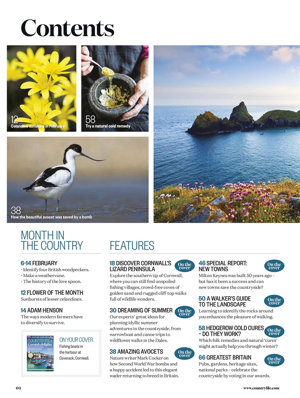 BBC Countryfile Magazine Preview Pages