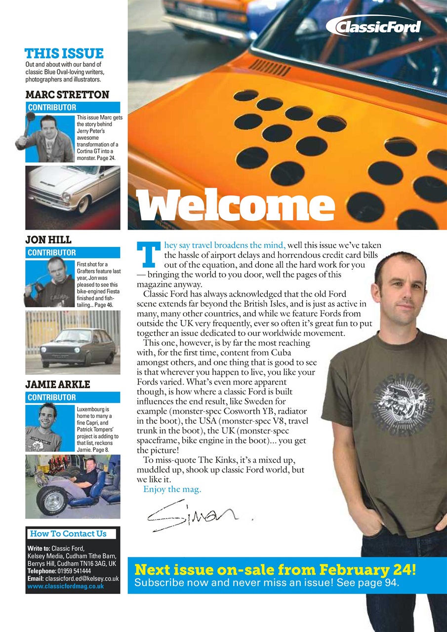 Classic Ford Preview Pages