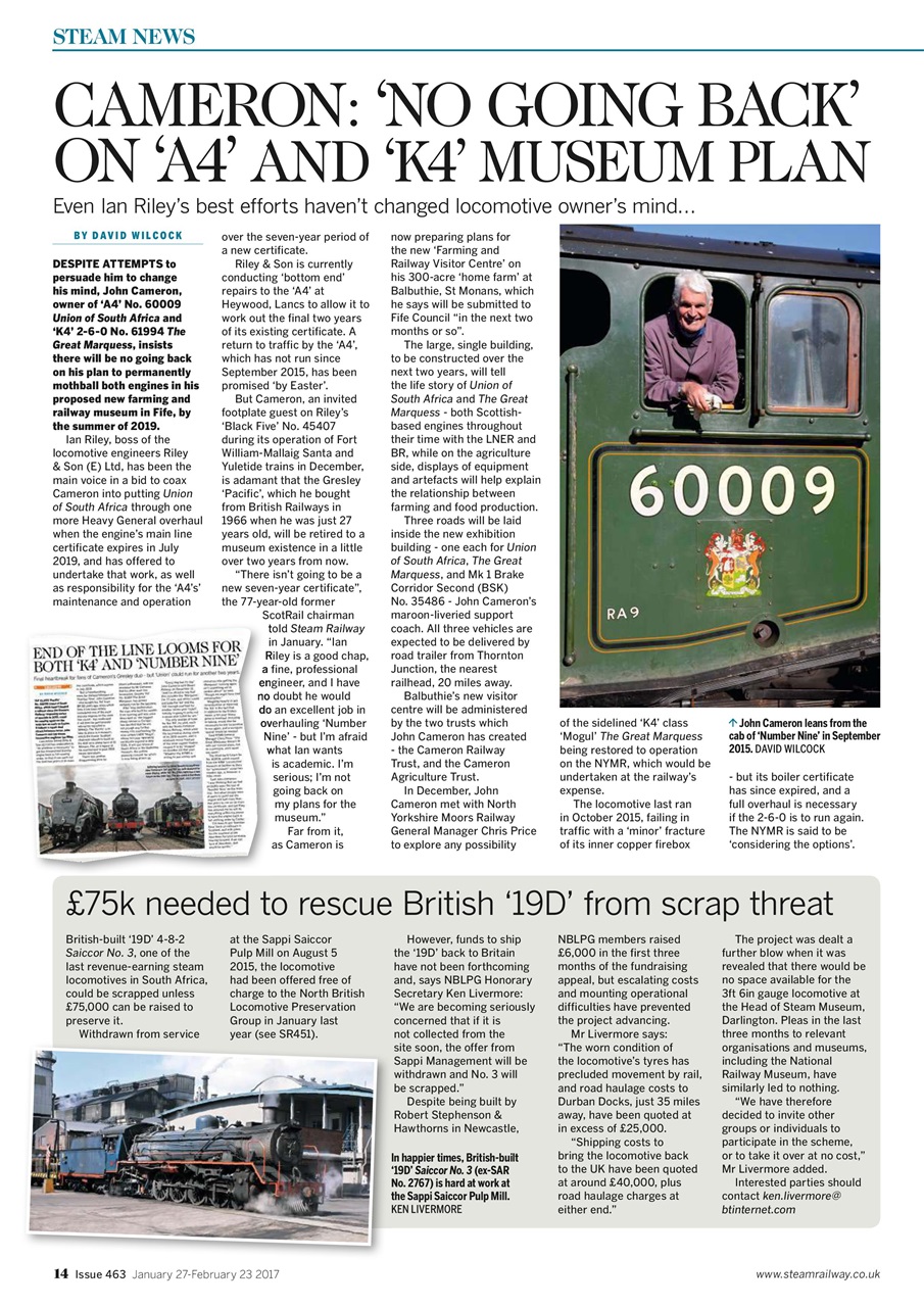 Steam Railway Preview Pages