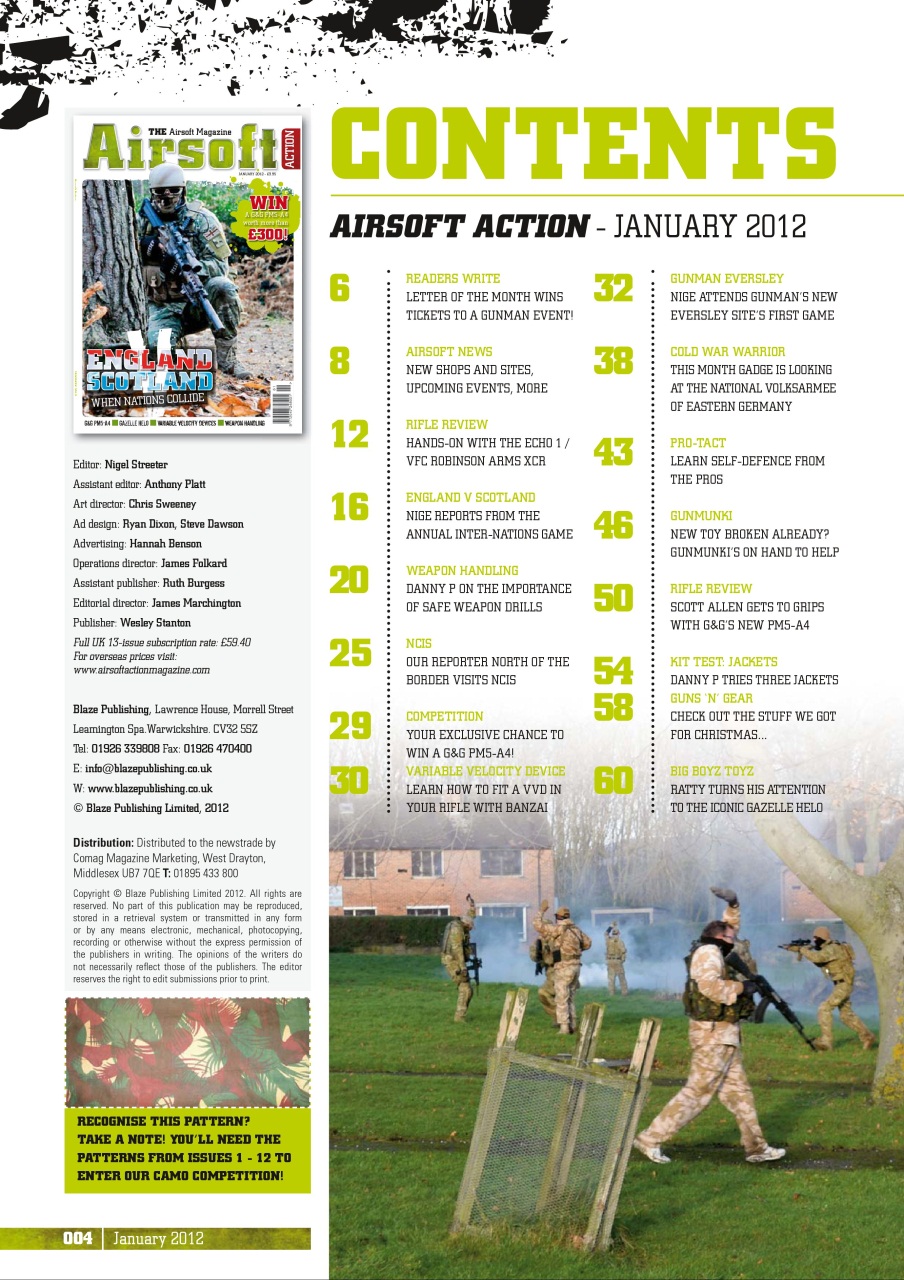 Airsoft Action Preview Pages