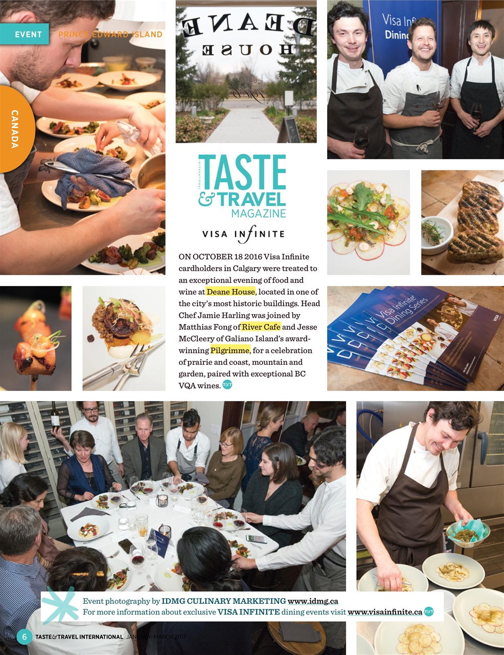 Taste & Travel International Preview Pages