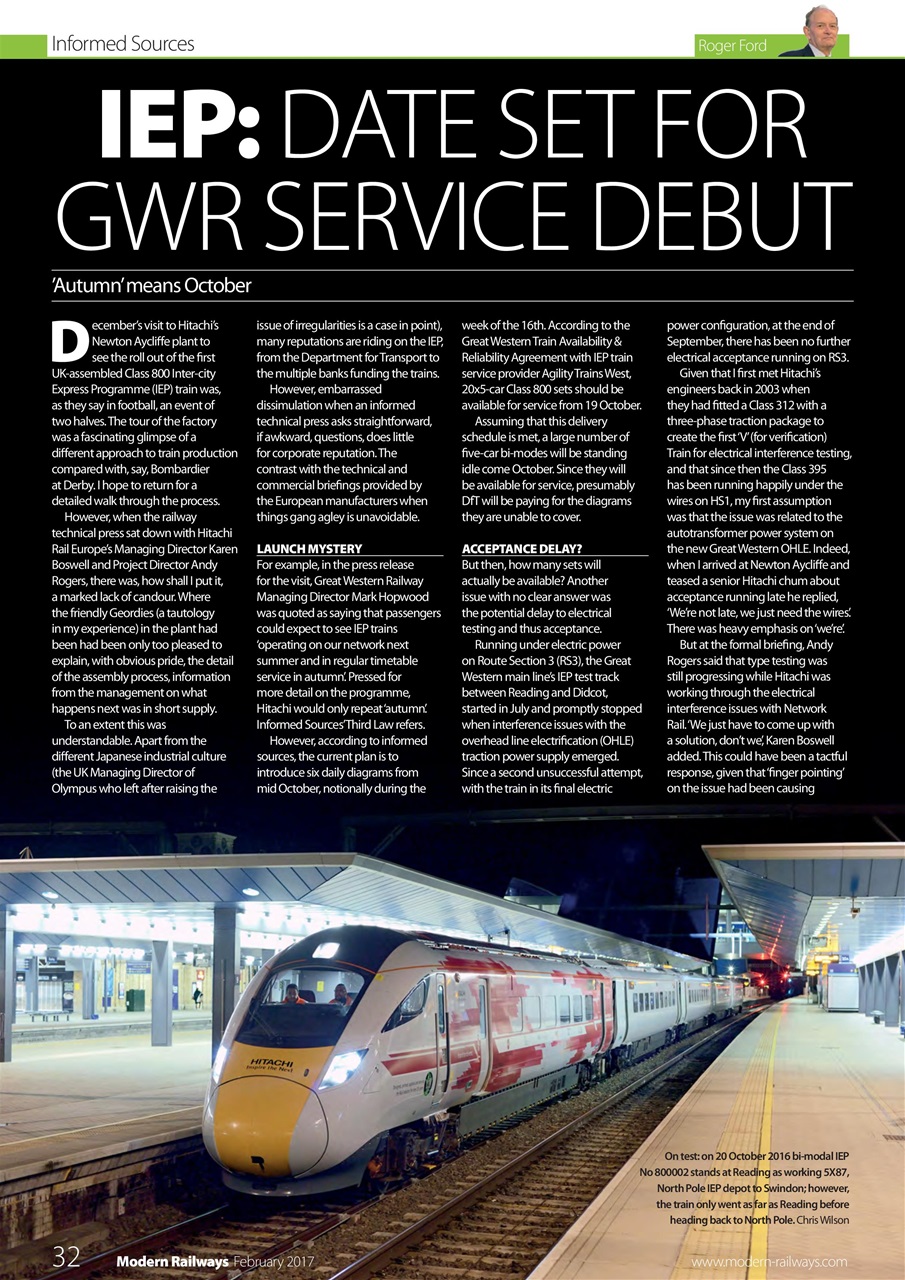 Modern Railways Preview Pages