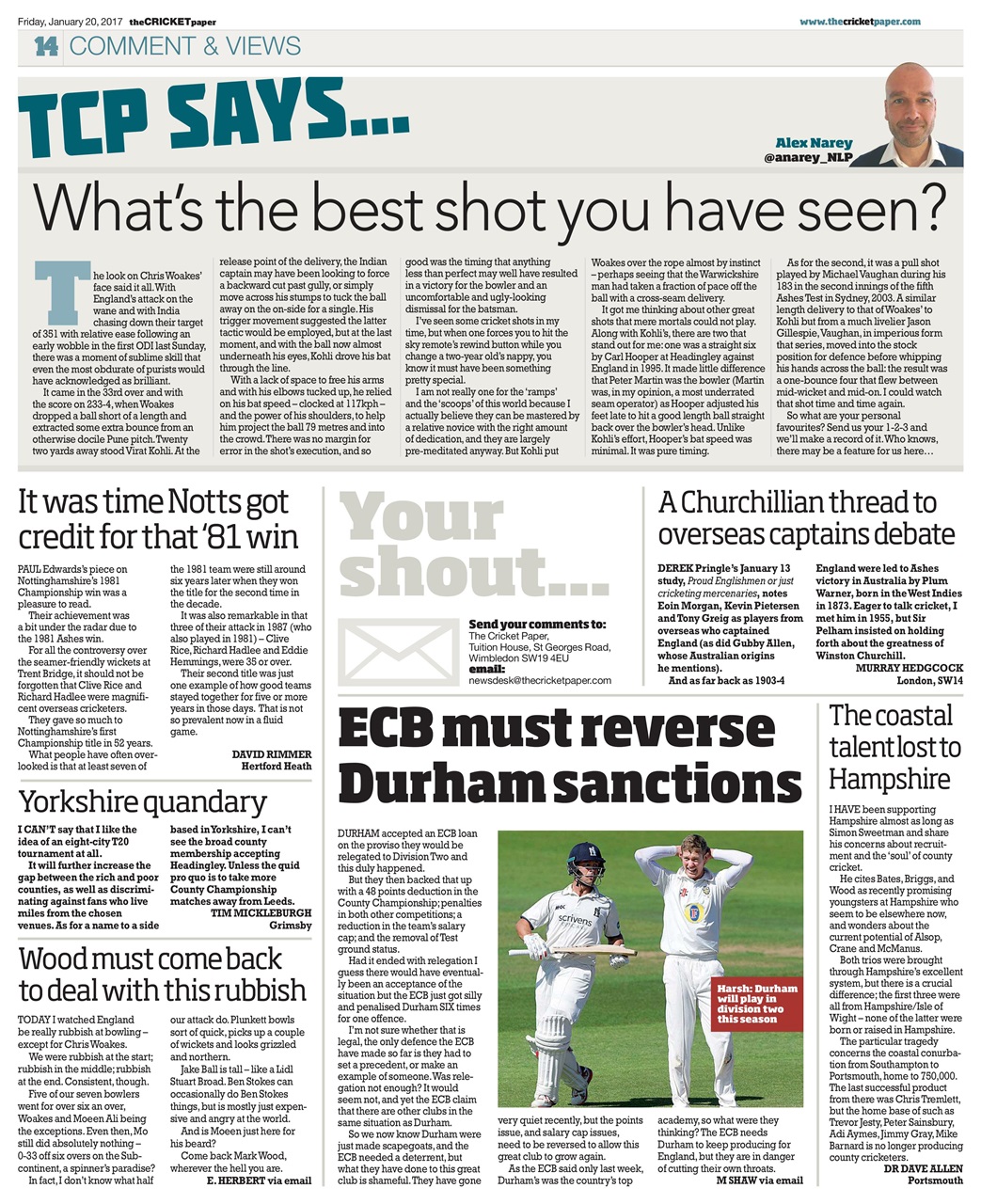The Cricket Paper Preview Pages