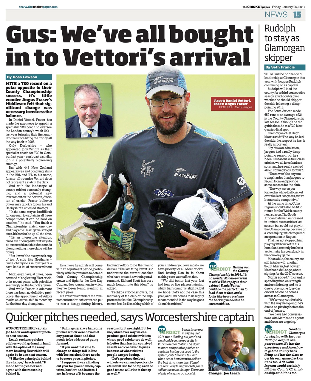 The Cricket Paper Preview Pages