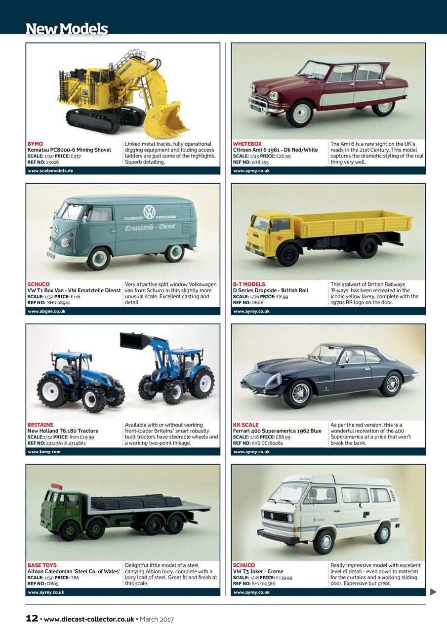 Diecast Collector Preview Pages