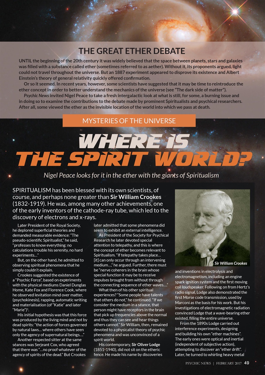 Psychic News Preview Pages