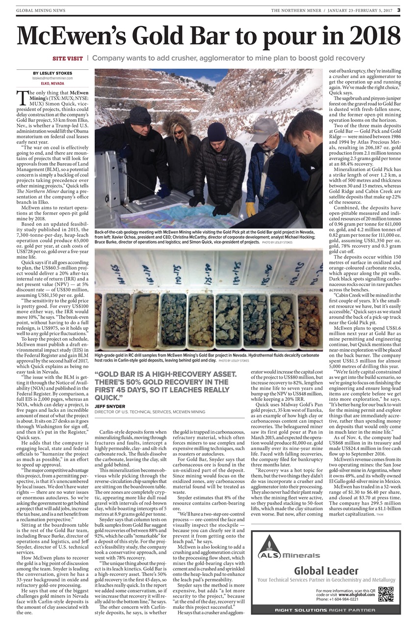 The Northern Miner Preview Pages