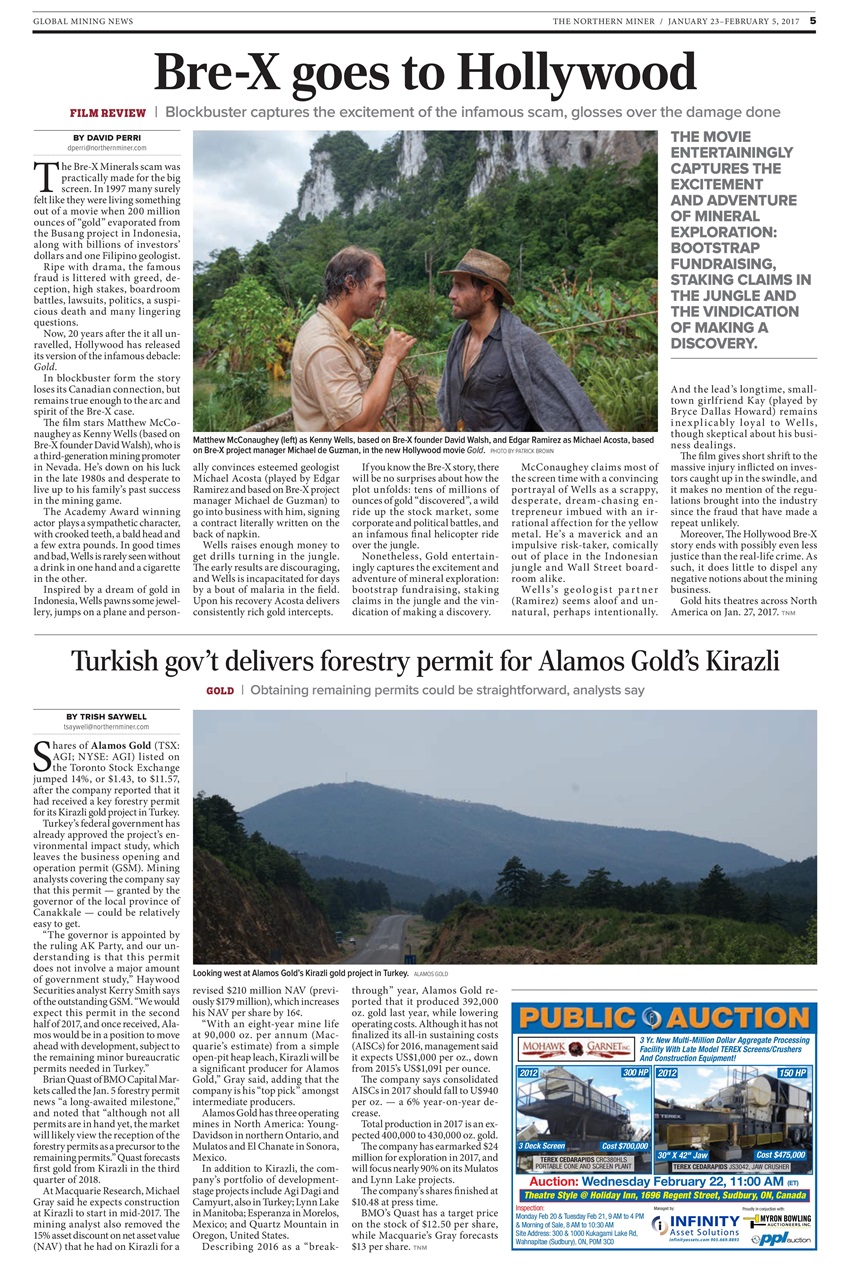 The Northern Miner Preview Pages