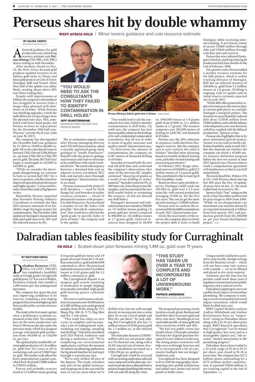 The Northern Miner Preview Pages