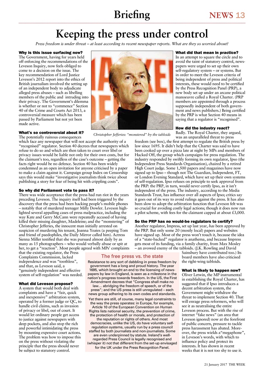 The Week Preview Pages