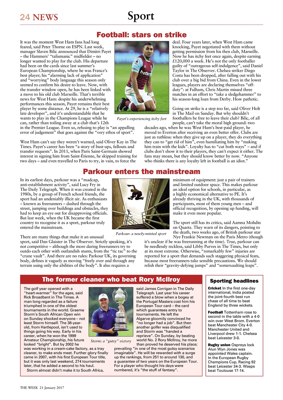 The Week Preview Pages