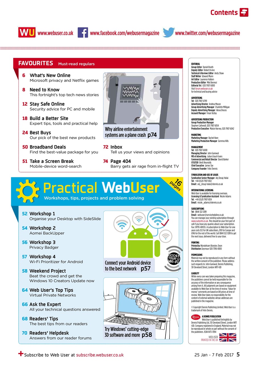 Webuser Preview Pages