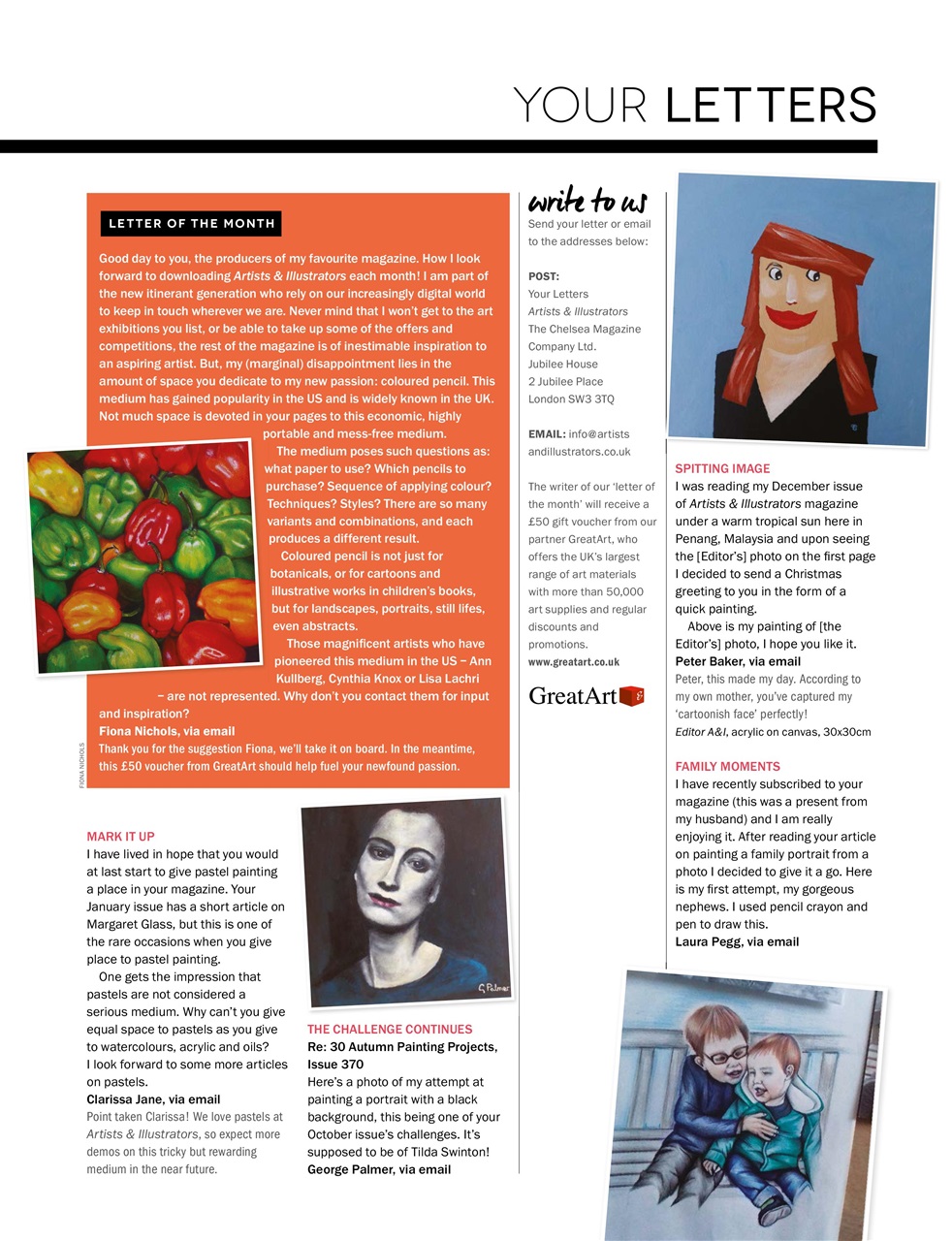 Artists & Illustrators Preview Pages