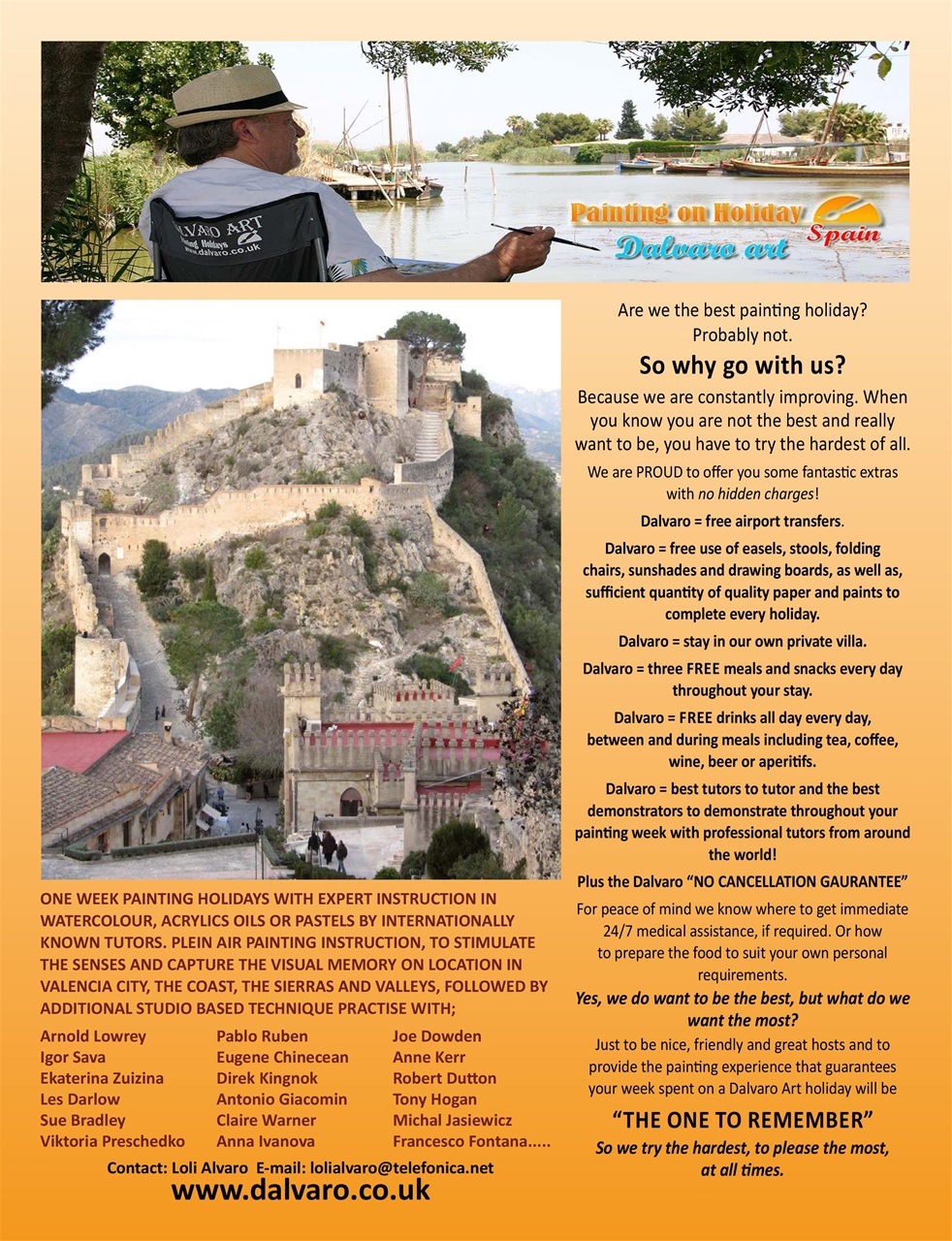 Artists & Illustrators Preview Pages