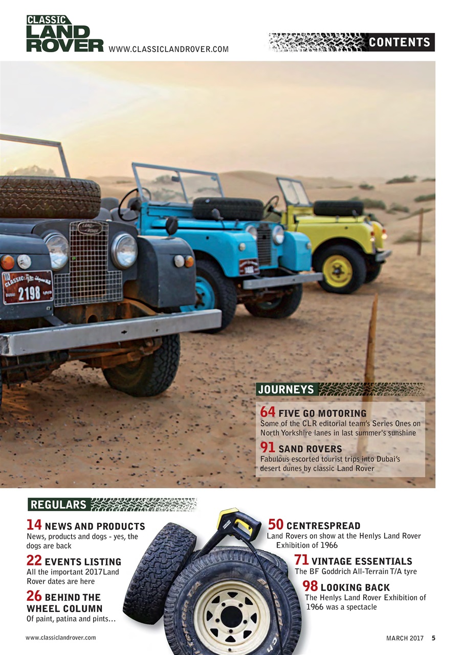 Classic Land Rover Magazine Preview Pages