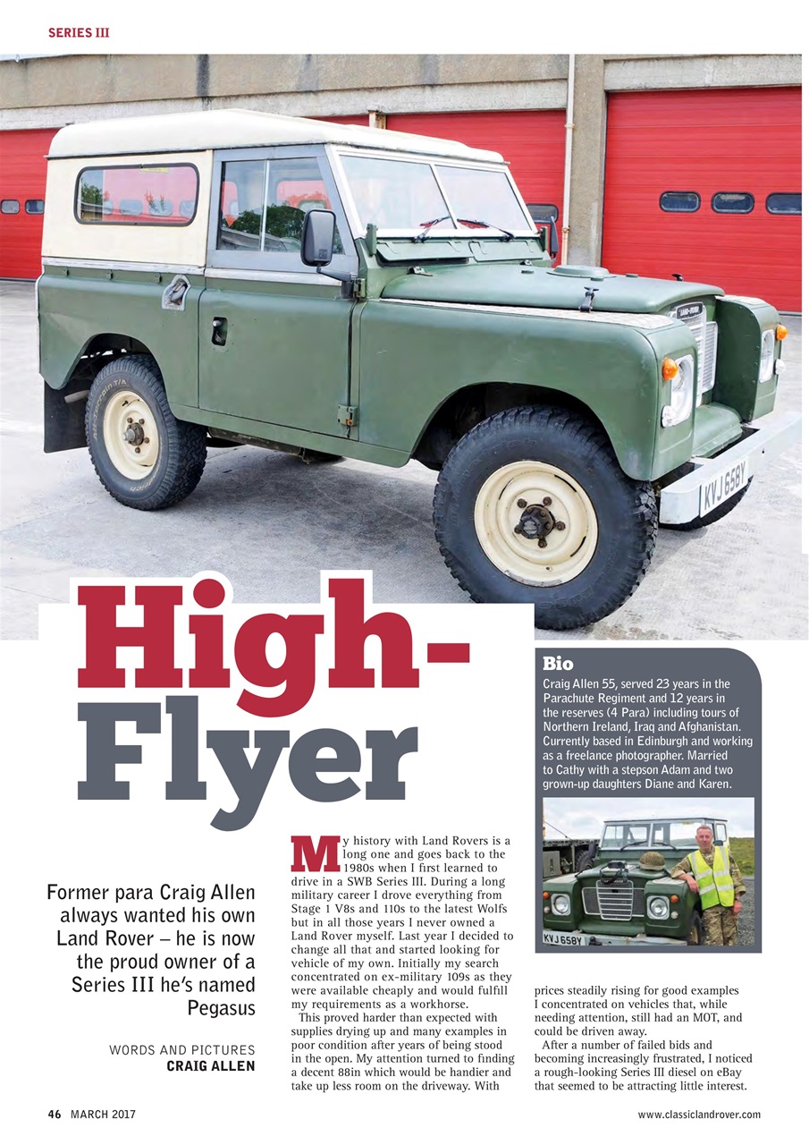 Classic Land Rover Magazine Preview Pages