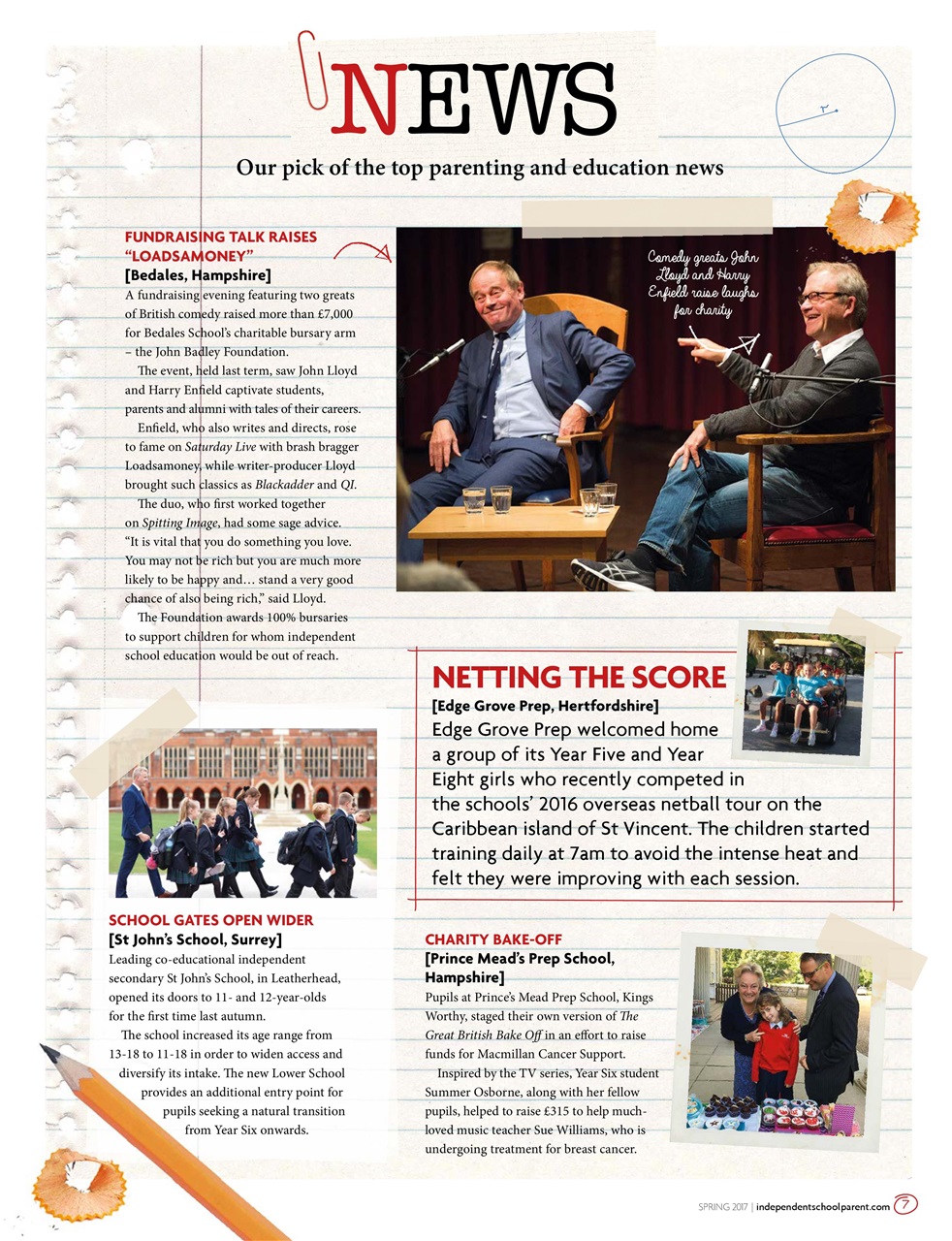 Independent School Parent Preview Pages