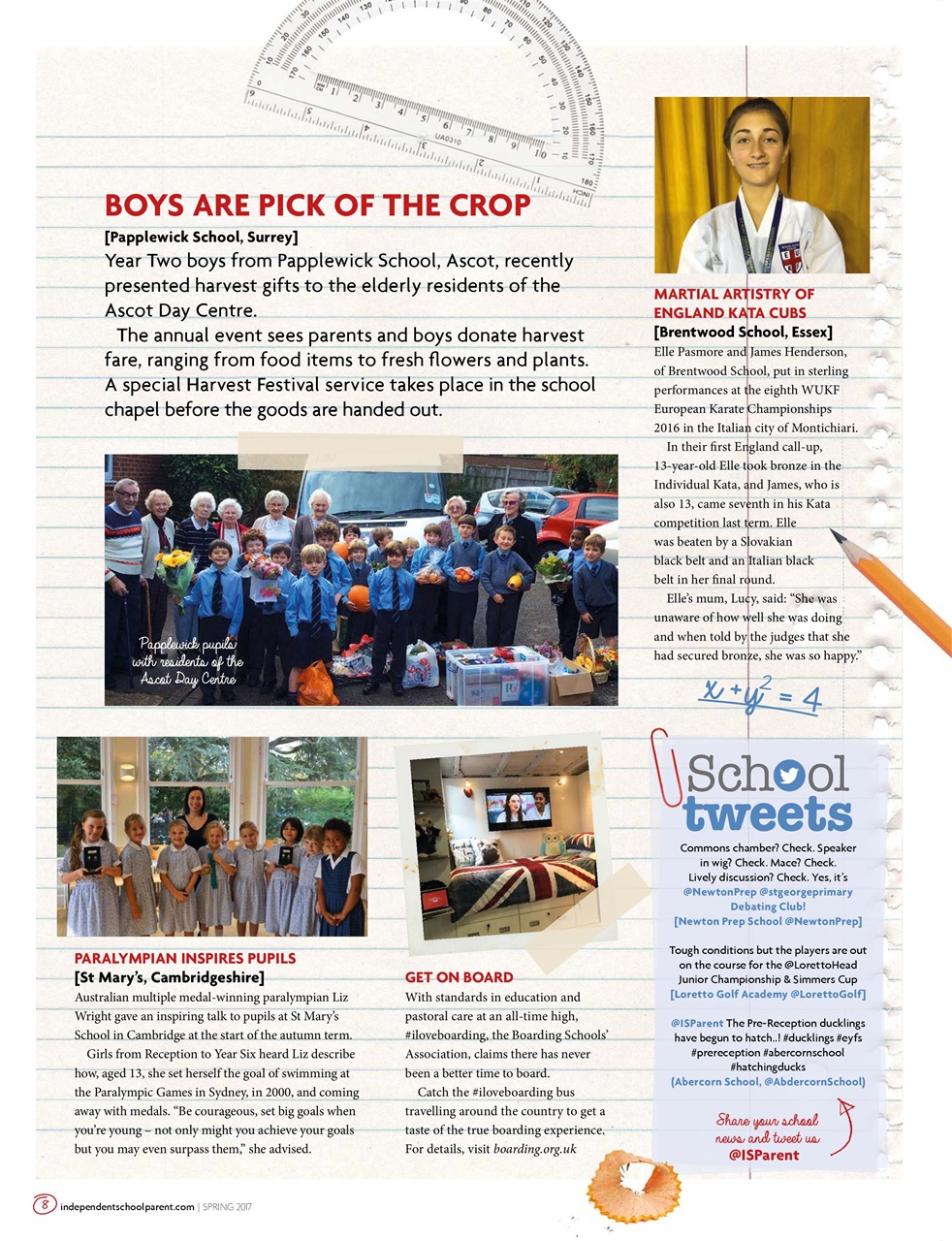 Independent School Parent Preview Pages