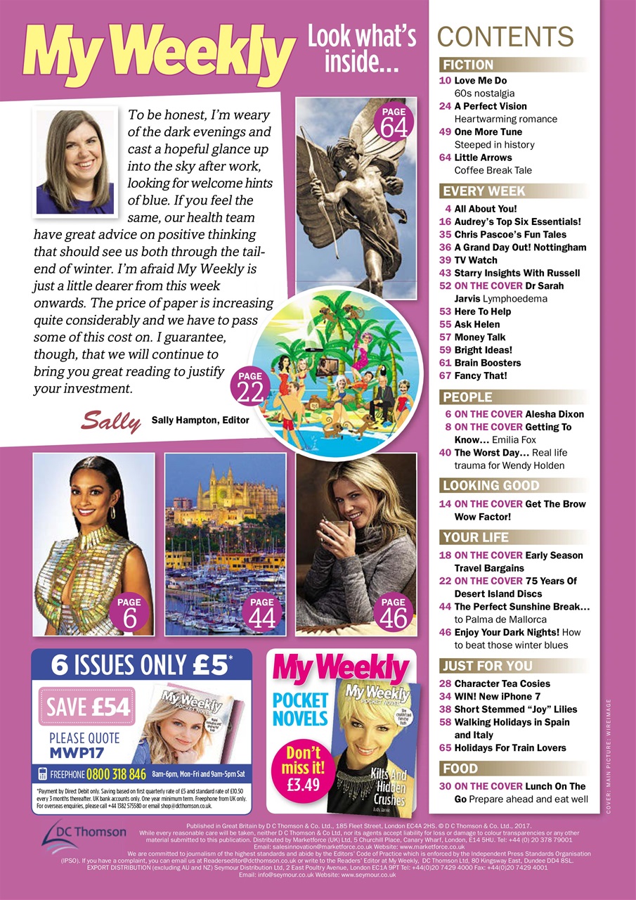 My Weekly Preview Pages