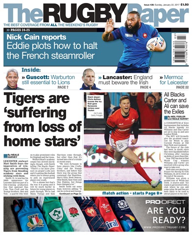The Rugby Paper issue 22nd January 2017