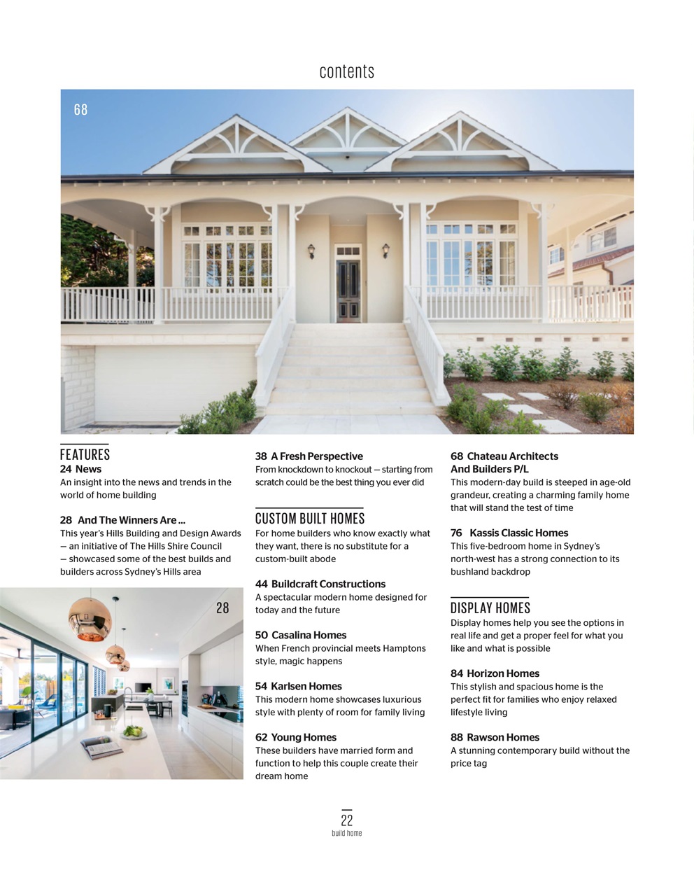 Build Home Preview Pages