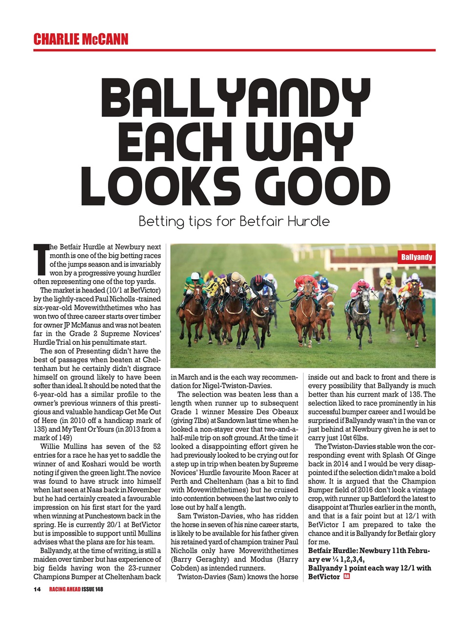 Racing Ahead Preview Pages