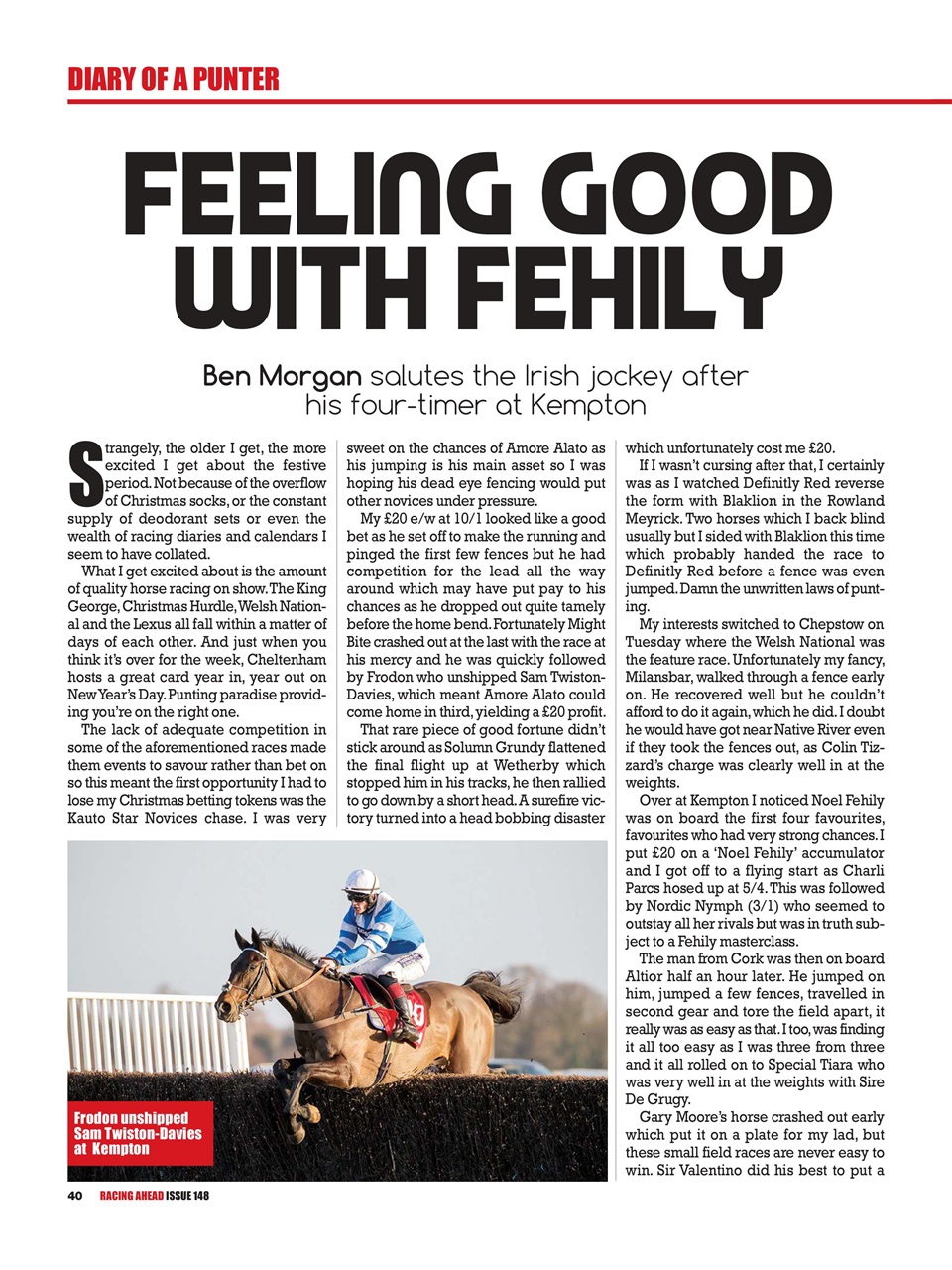 Racing Ahead Preview Pages