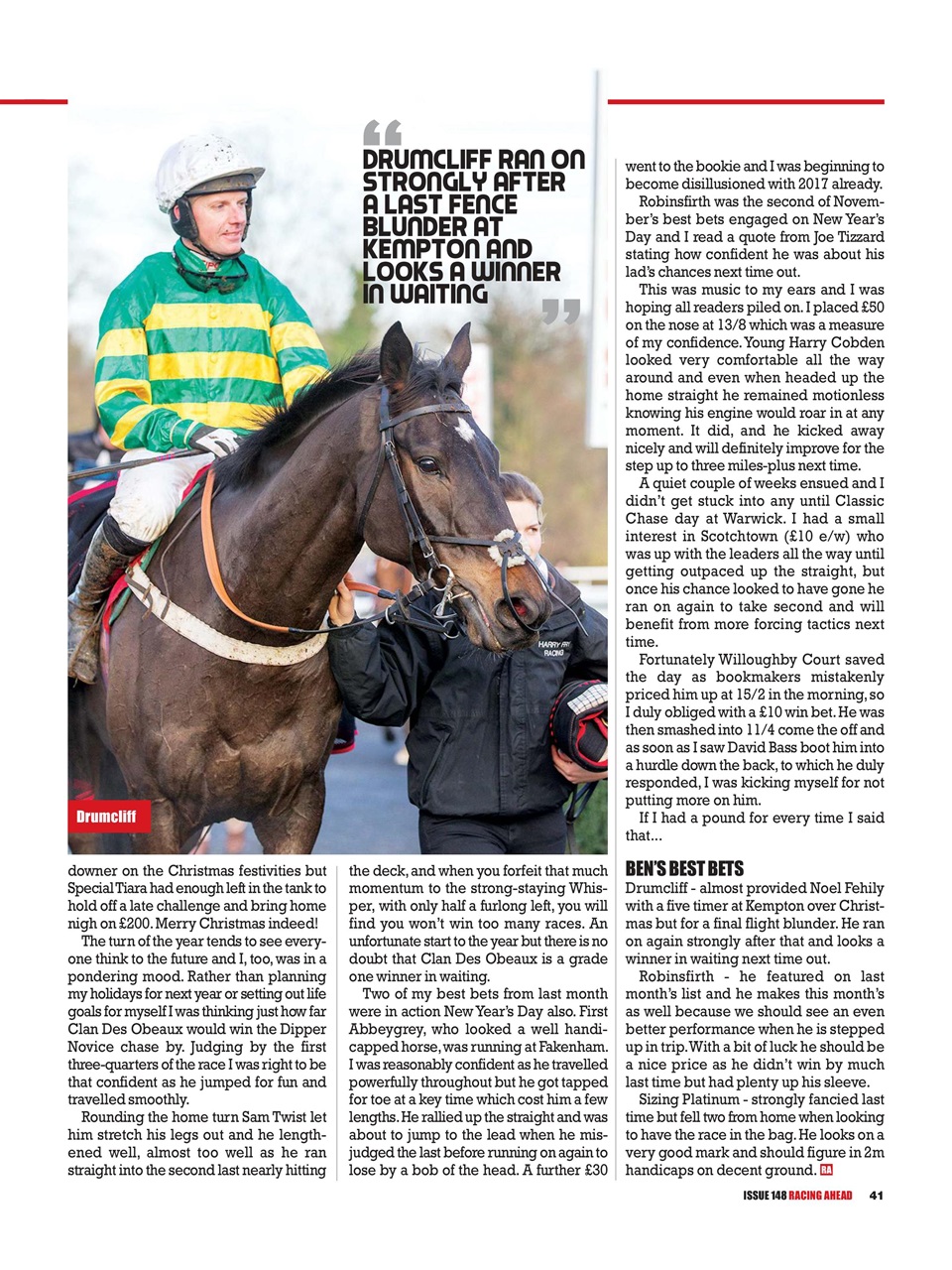 Racing Ahead Preview Pages