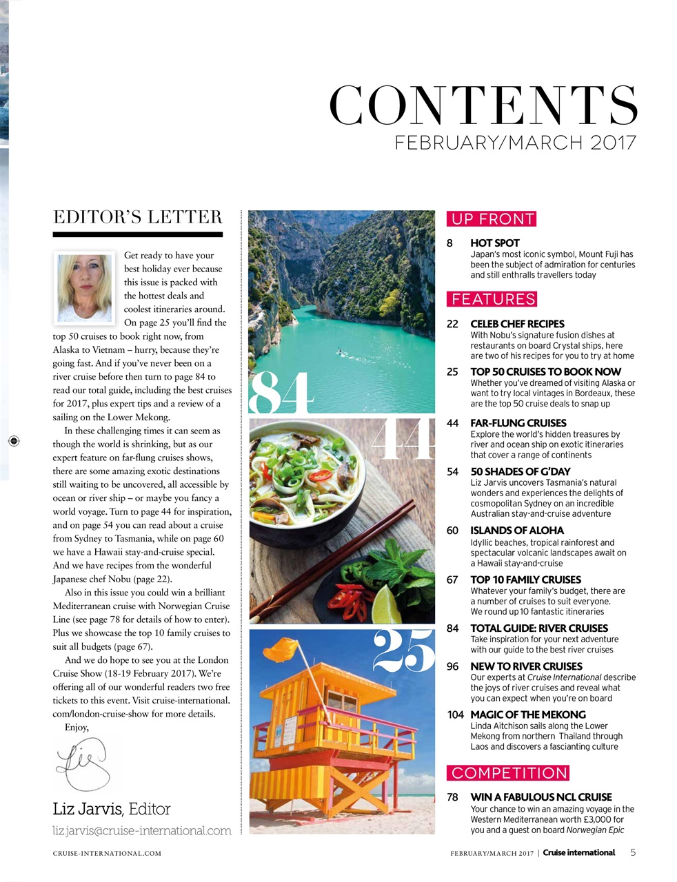 Cruise & Travel Preview Pages