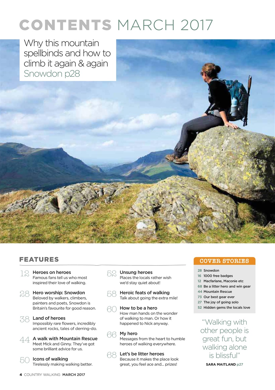 Country Walking Preview Pages