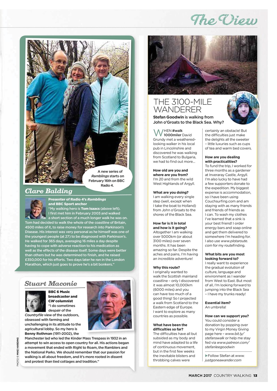 Country Walking Preview Pages