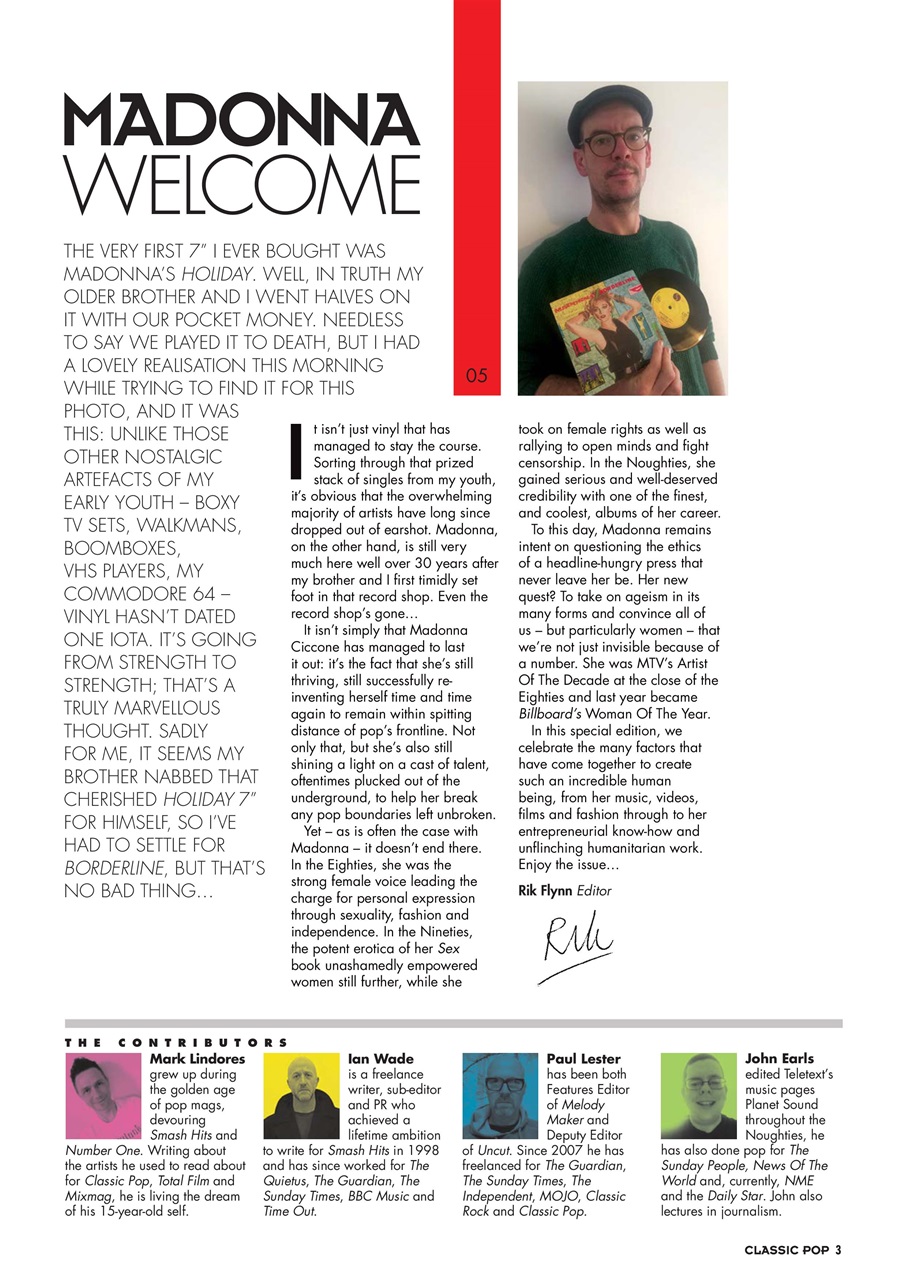 Classic Pop Preview Pages