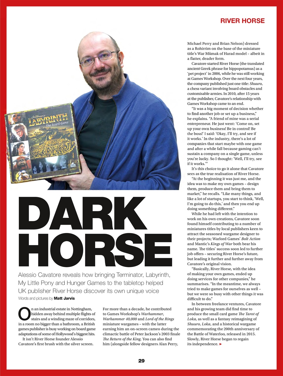 Tabletop Gaming Preview Pages