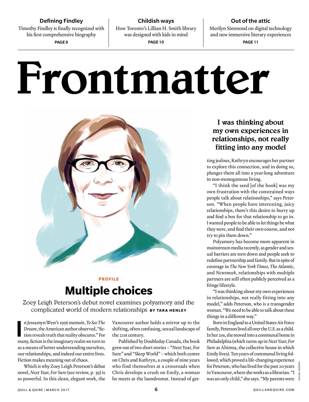 Quill & Quire Preview Pages