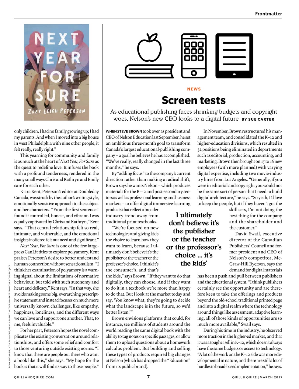 Quill & Quire Preview Pages