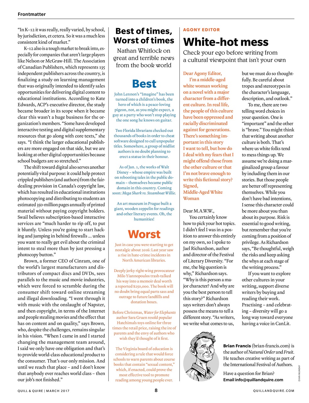 Quill & Quire Preview Pages