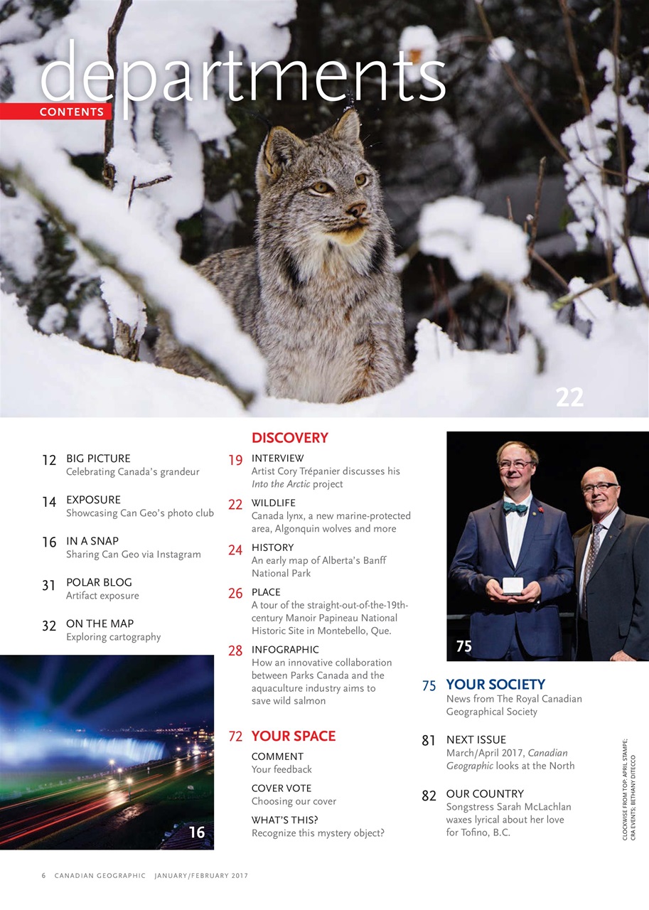 Canadian Geographic Preview Pages