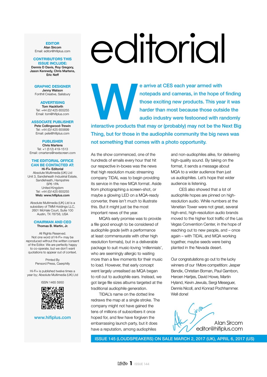 hi-fi+ Global Network Preview Pages