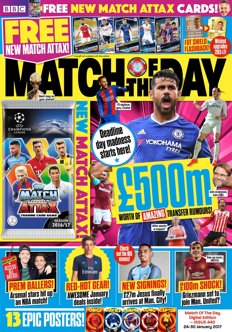 Match of the Day Preview Pages
