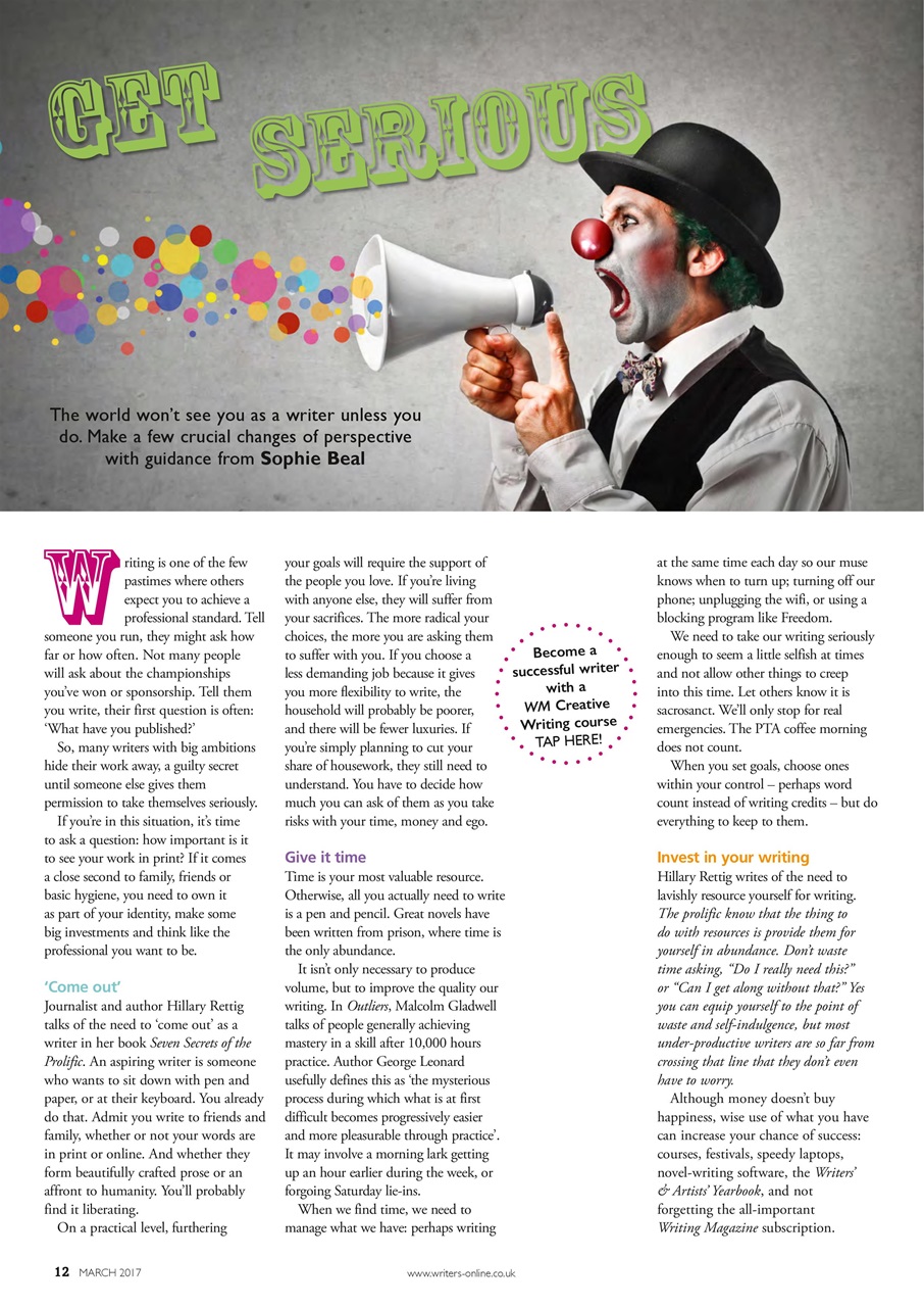 Writing Magazine Preview Pages