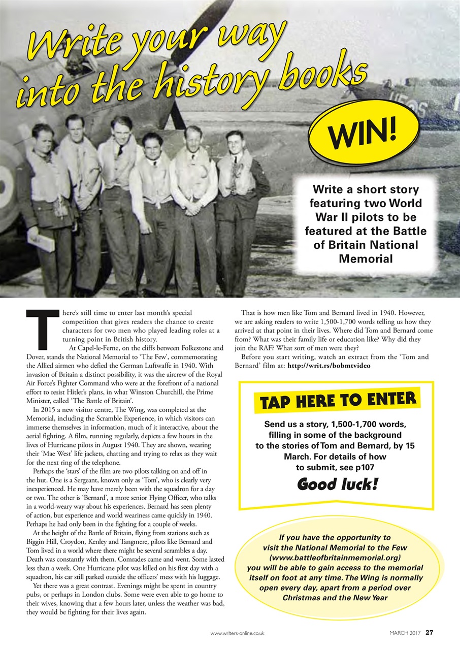 Writing Magazine Preview Pages