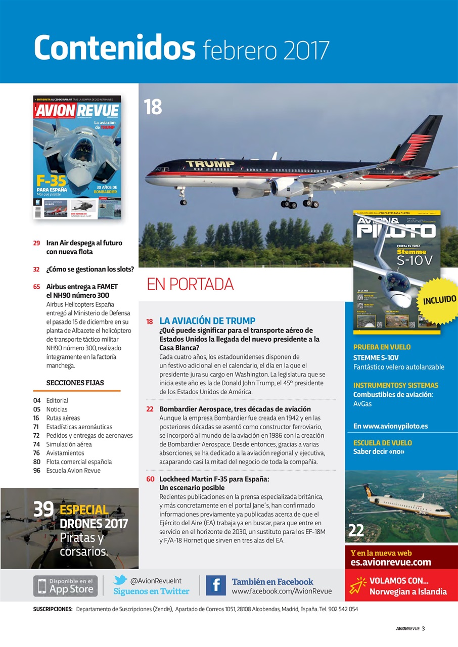 Avion Revue Internacional Preview Pages