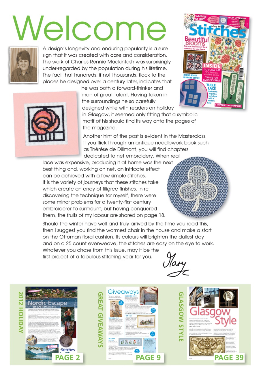 New Stitches Preview Pages