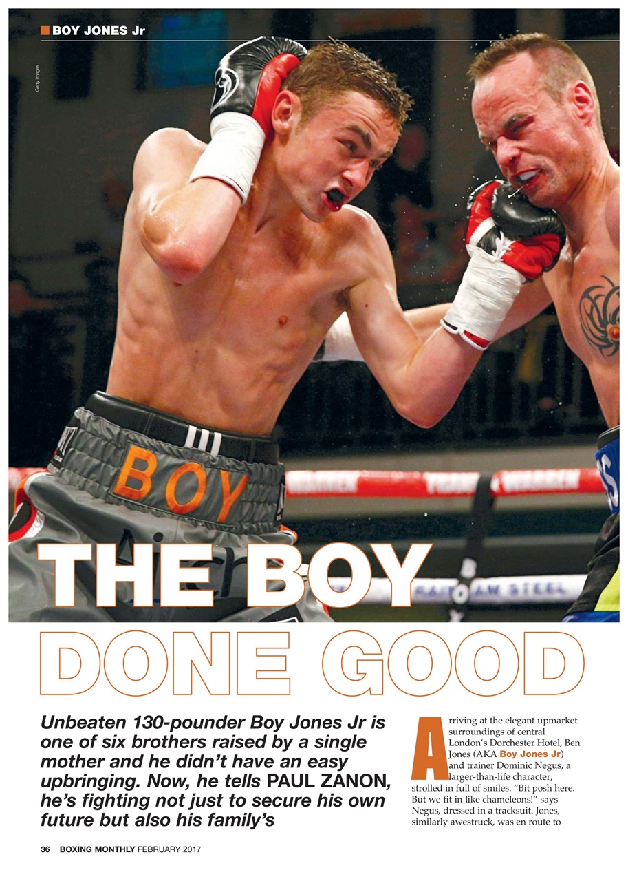Boxing Monthly Preview Pages