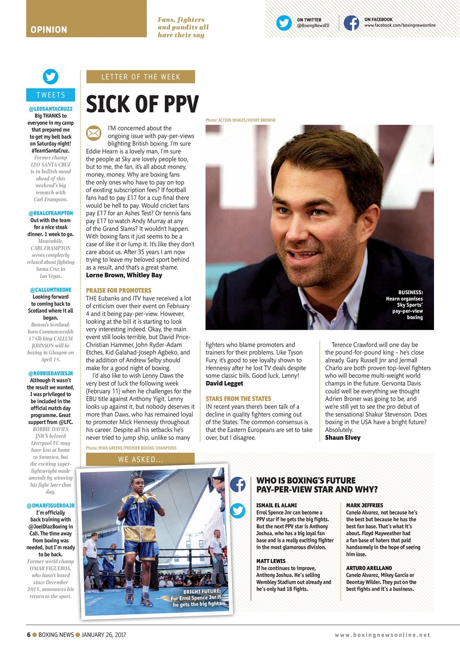 Boxing News Preview Pages