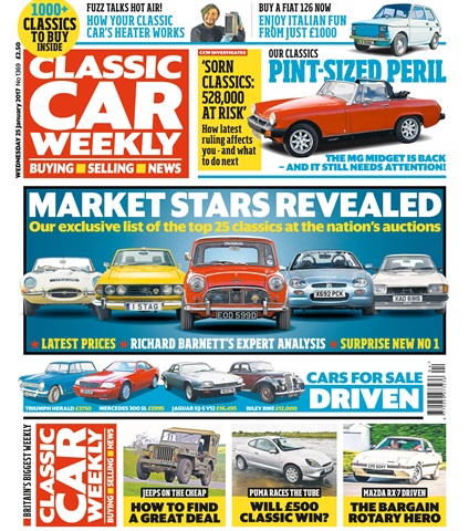 Classic Car Weekly issue 25th January 2017