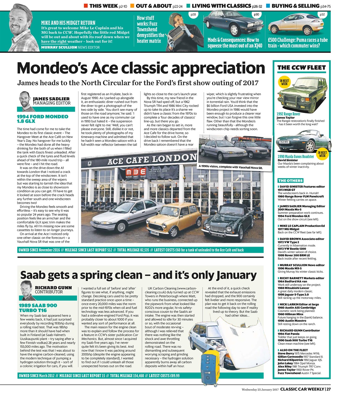 Classic Car Weekly Preview Pages